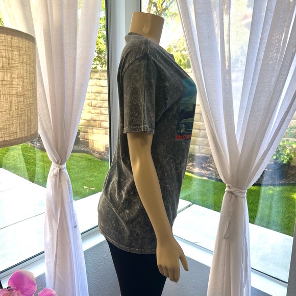 Unisex Ice Cube T-Shirt Size M Gray Stonewashed Graphic Tee Boys N The Hood - Picture 2 of 5